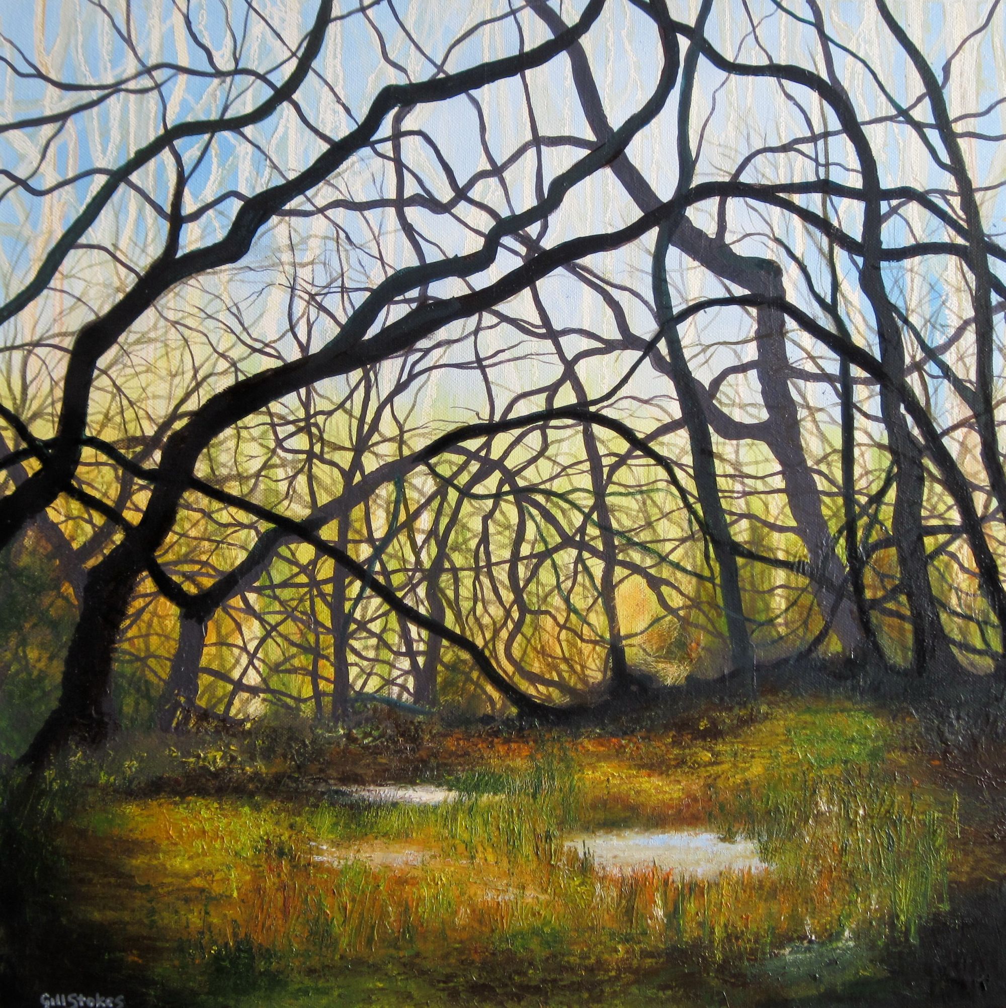 Wild and Wet. Oil Painting
